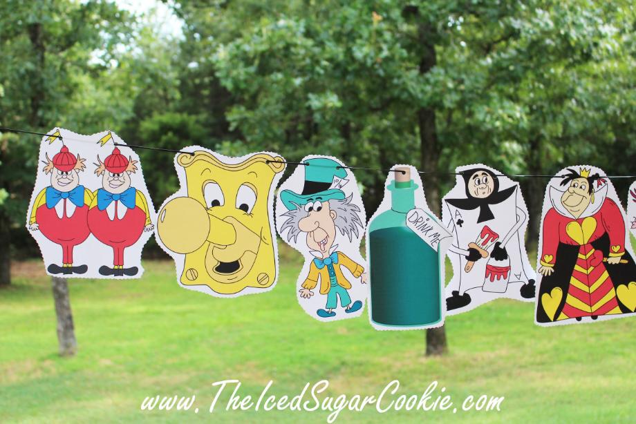 Alice In Wonderland Printables